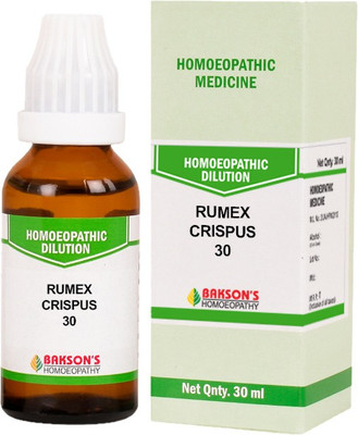 Bakson's Homoeopathy Rumex Crispus 30 Dilution(30 ml)