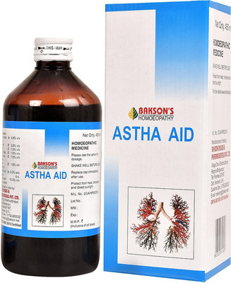 Bakson's Homoeopathy Astha Aid Syrup(450 ml)