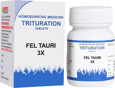 Bakson's Homoeopathy Fel Tauri 3X Tablets(100 Units)
