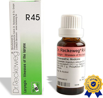 Dr. Reckeweg R45-Iinesses Larynx Drops(2 x 22 ml)