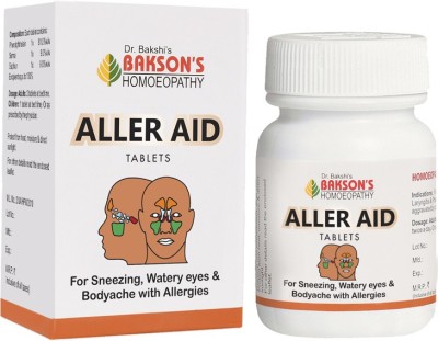 Bakson's Homoeopathy Aller Aid . Tablets(5 x 40 Units)