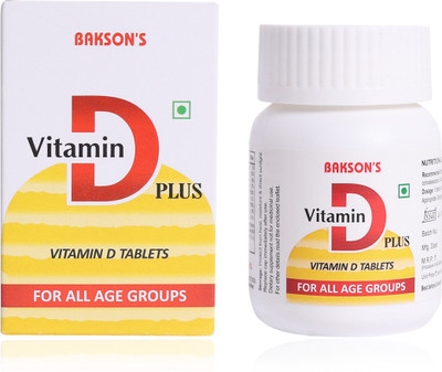 Bakson Vitamin D Plus Nutritional Supplement Tablets(30 Units)