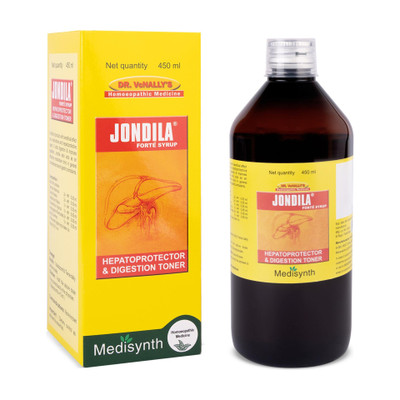 MEDISYNTH Jondila Forte Syrup| Homeopathic Tonic for Hepatic function & Digestion|450ml X1 Syrup(450 ml)
