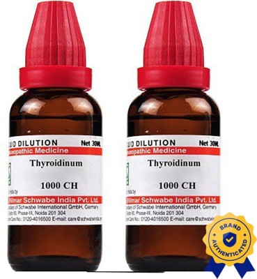 Dr.Willmar Schwabe India Thyroidinum 1000 CH Liquid(2 x 30 ml)