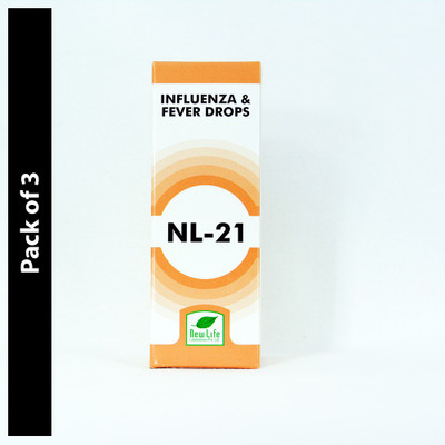New Life Laboratories NL-21-Influenza & Fever , Drops(3 x 30 ml)