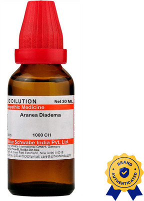 Dr.Willmar Schwabe India Aranea Diadema 1000 CH Dilution(2 x 30 ml)