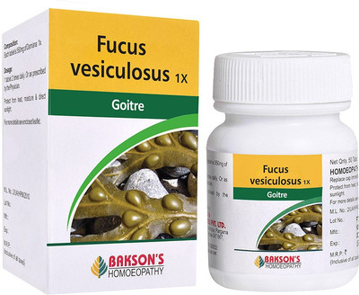 Bakson's Homoeopathy Fucus Vesiculosus 1X Tablets(50 Units)