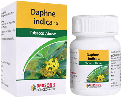 Bakson's Homoeopathy Daphne Indica 1X Tablets(50 Units)