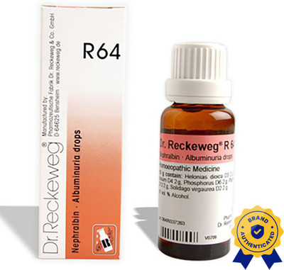 Dr. Reckeweg R64-Albuminuria Drops(2 x 22 ml)