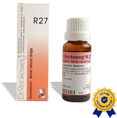 Dr. Reckeweg R27-Renal Calculi Drops(2 x 22)