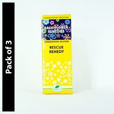 New Life Laboratories Bach Flower Remedies Rescue Remedy , Dilution(2 x 100 ml)