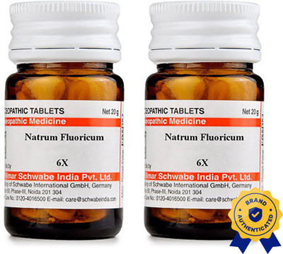 Dr.Willmar Schwabe India Natrum Fluoricum 6X Tablets(2 x 20 g)
