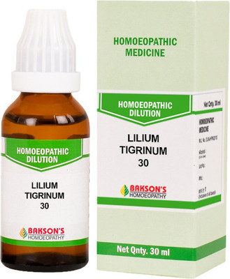 Bakson's Homoeopathy Lilium Tigrinum 30 Dilution(30 ml)