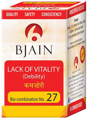 Bjain BioCombination No. 27 [Lack of Vitality (Debility)] , Tablets(25 g)