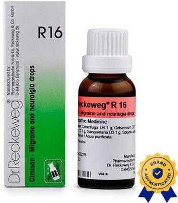 Dr. Reckeweg R16-Migraine & Neuralgia Drops(4 x 22)