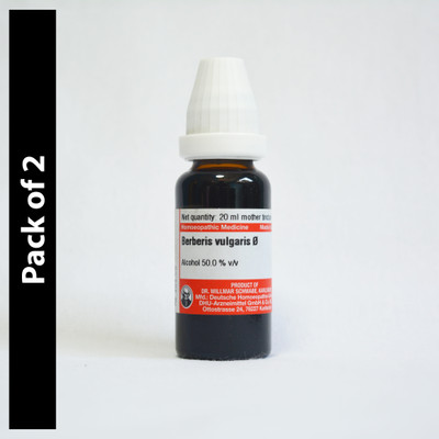 Dr.Willmar Schwabe Germany Berberis Vulgaris Q Q Mother Tincture(2 x 20 ml)