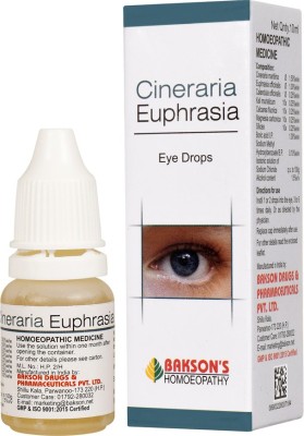 Bakson's Homoeopathy Cineraria Euphrasia Eye , Drops(10 ml)