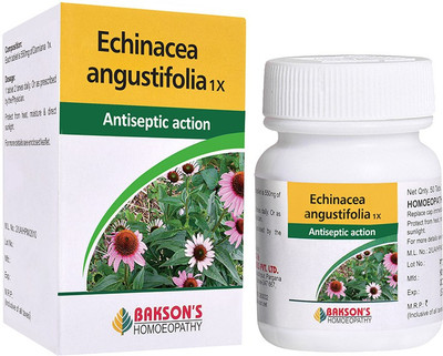 Bakson's Homoeopathy Echinacea Angustifolia 1X Tablets(50 Units)
