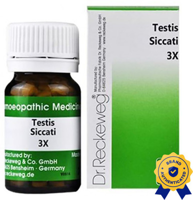 Dr. Reckeweg Testes Siccati 3x Tablets(4 x 20 g)