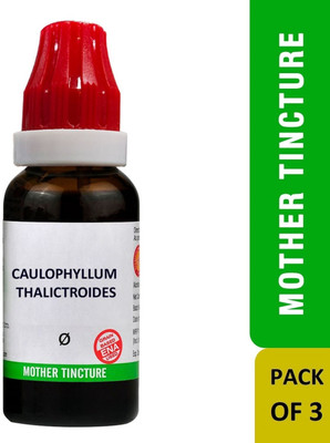 Bjain Caulophyllum Thalictroides Q Mother Tincture(3 x 30 ml)