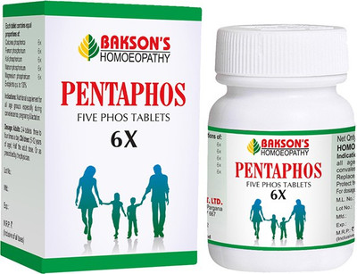 Bakson's Homoeopathy Pentaphos 6X Tablets(100 Units)