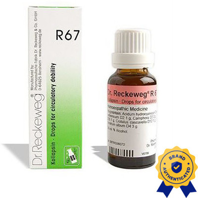 Dr. Reckeweg R67-Circulatory Debility Drops(2 x 22)