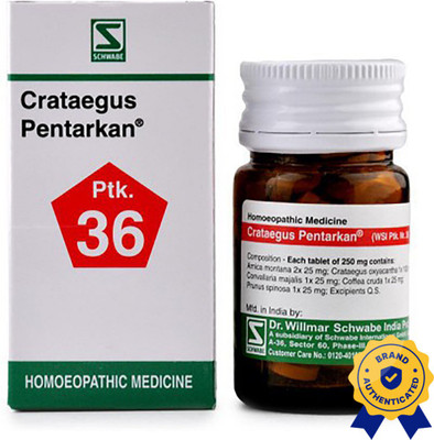 Dr.Willmar Schwabe India Crataegus Pentarkan (Ptk 36) Tablets(20 g)