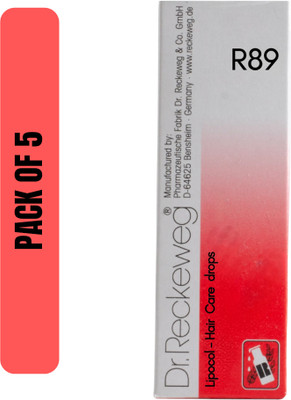 Dr. Reckeweg R89 LIPOCOL - HAIR CARE Drops(5 x 22 ml)