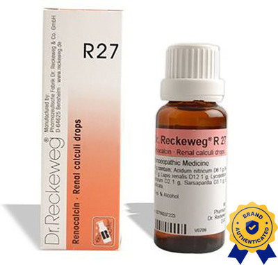 Dr. Reckeweg R27-Renal Calculi Drops(2 x 22 ml)