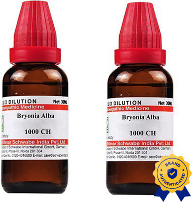 Dr.Willmar Schwabe India Bryonia Alba 1000 CH Liquid(2 x 30 ml)
