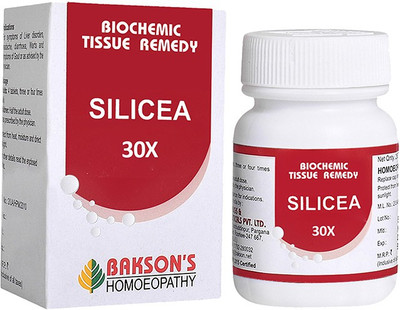 Bakson's Homoeopathy Silicea 30X Tablets(250 Units)