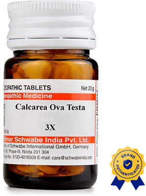 Dr.Willmar Schwabe India Calcarea Ova Testa 3X 20Gm 3X Tablets(20 g)