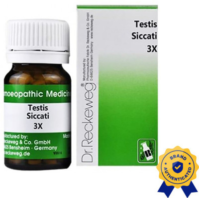 Dr. Reckeweg Testes Siccati 3x Tablets(2 x 20 g)