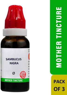 Bjain Sambucus Nigra Q Mother Tincture(3 x 30 ml)