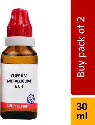 Bjain Cuprum Metallicum 6 CH Dilution(2 x 30 ml)