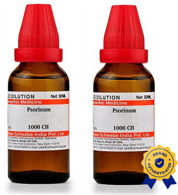 Dr.Willmar Schwabe India Psorinum 1000 CH Liquid(2 x 30 ml)