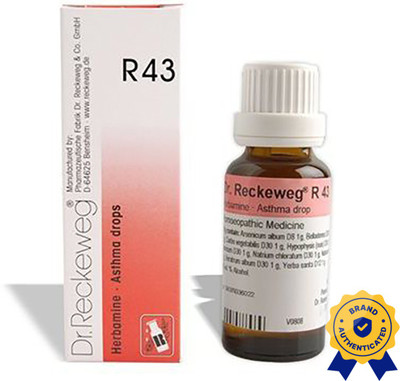 Dr. Reckeweg R43-Asthmatic Constitution Drops(2 x 22 ml)