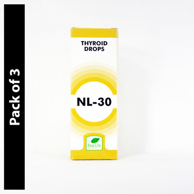 New Life Laboratories NL-30-Thyroid , Drops(3 x 30 ml)
