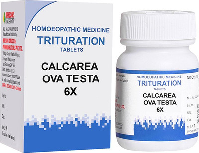 Bakson's Homoeopathy Calcarea Ova Testa 6X Tablets(5 x 100 Units)