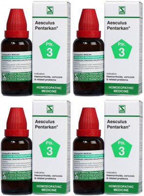 Dr.Willmar Schwabe India Aesculus Pentarkan , Liquid(4 x 30 ml)
