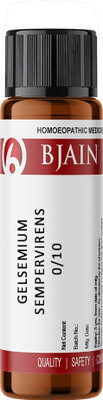 Bjain Gelsemium Sempervirens 0/10 LM Globules(6 g)