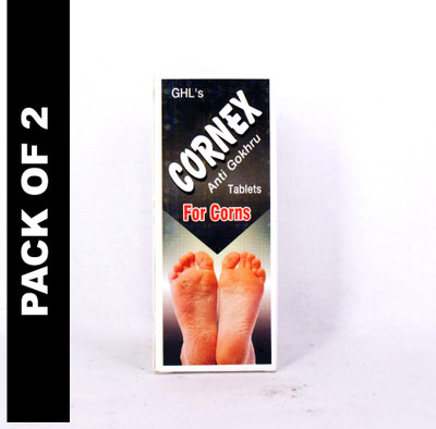 GHL Cornex - Anti Gokhru Tablets(2 x 25 g)