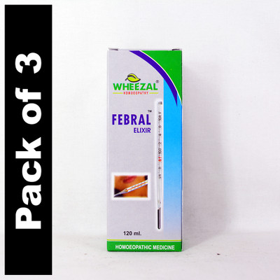 WHEEZAL Febral Elixer Syrup(3 x 120 ml)