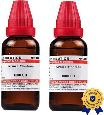 Dr.Willmar Schwabe India Arnica Montana 1000 CH Liquid(2 x 30 ml)