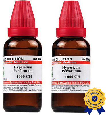 Dr.Willmar Schwabe India Hypericum Perforatum 1000 CH Liquid(2 x 30 ml)