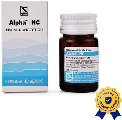 Dr.Willmar Schwabe India Alpha - NC Nasal Congestion Tablets(2 x 20)