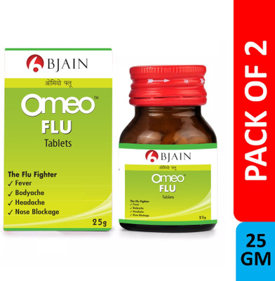 Bjain Omeo Flu Tablets(2 x 25 g)