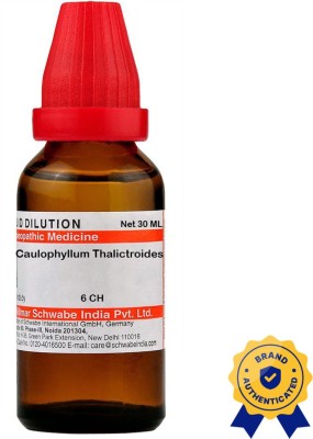Dr.Willmar Schwabe India Caulophyllum Thalictroides 6 CH Dilution(2 x 30 ml)