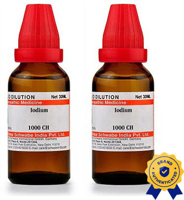 Dr.Willmar Schwabe India Iodium 1000 CH Liquid(2 x 30 ml)