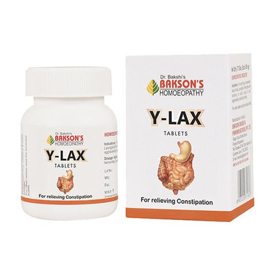 Bakson's Homoeopathy Y-Lax Tablets(75 Units)